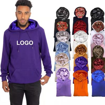 China Men's OEM Luxury Sweatshirt Breathable Custom Logo Cotton Terry Casual Street Wear Stain Striped Hoodie for sale