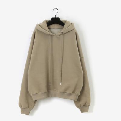 China Autumn Breathable Winter Cotton Custom Hoodies Wholesale Drawstring Simple Oversized High Quality Sweatsuit Women's Pullover Femme for sale