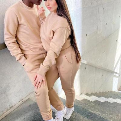 China Breathable 2 Piece White Short Sweatsuit Set Low MOQ Unisex Logo Oversized Cotton Jogging Suits Custom Made for sale