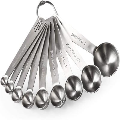 China Factory Price Sustainable Stell Stainless Proportioners Nine Pieces In One Grid Set Kitchen Cooking Tool for sale