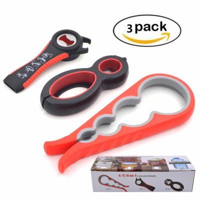 China Viable Wholesale 3pcs Can Openers Set Kitchen or 4/5/6 in 1 Can Opener and Multifunctional Professional Can Opener for sale