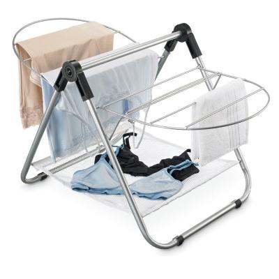 China Folding Mini Clothes Airer 2020 With Wings Racks Foldable Laundry Drying Line Rail Rack Washing Dry Rack for sale