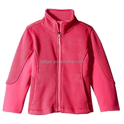 China 2021 New Design Sustainable Outdoor Wear Girls Knitted Fleece Softshell Jacket for sale