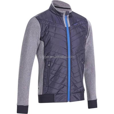 China Breathable hybrid jacket - quilted body and butt-fleece arms and side panels for sale