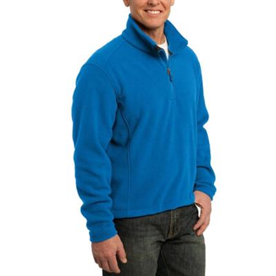 China 2021 Latest New Design Mens Breathable Half Zip Fleece Pullover Jackets for sale