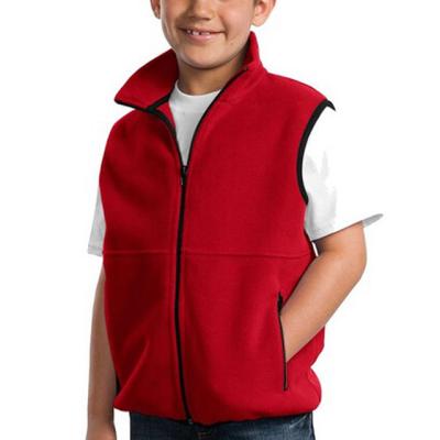 China 2021 Newest Body Breathable Warm Sports Coat Child Red Fleece Vest for sale