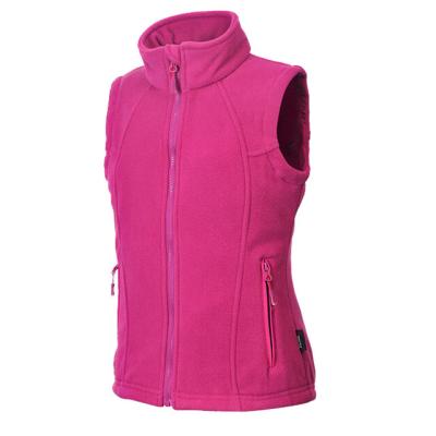 China 2021 Autumn Fleece Vest New Arrival OEM Service Polyester Medium Support Casual Zipper Kids Wear Breathable Girls 100% TP for sale