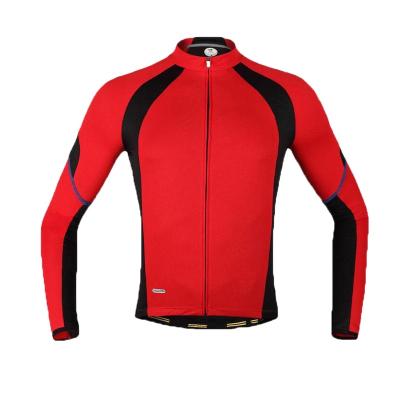 China Red Specialized Cycling Men's Shirts And Tops Men's Sportswear Clothing OEM Breathable High Performance Breathable Comfortable Male Fitness for sale