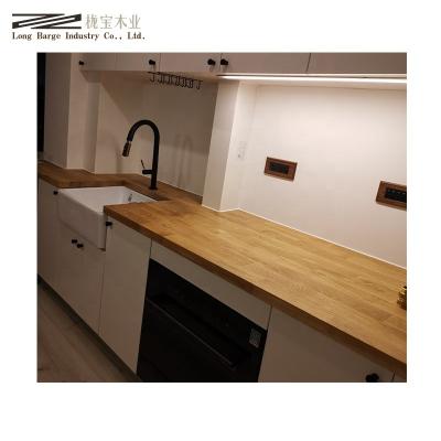 China Industrial Natural Edge Countertops Wood Kitchen Countertops for sale