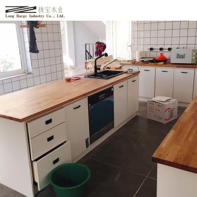 China Traditional Ready To Ship Solid Wood Table Top Kitchen Island Countertops for sale