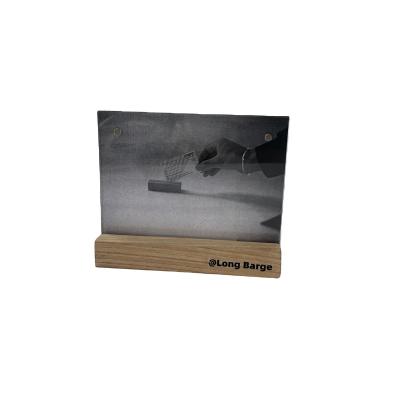 China Wooden card holder china wood card holder business name card menu wooden card holder for sale