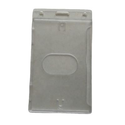 China 2021 new public sector design ID card holders business card holder as vertical acrylic transparent ID card holder for sale