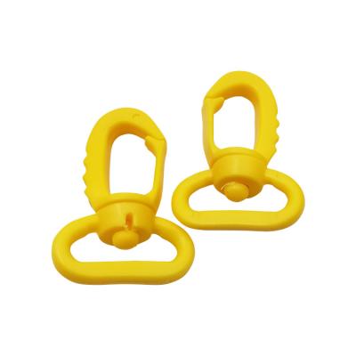 China Metal Hanging Plastic Swivel Hooks Yellow Color Plastic Hooks for sale