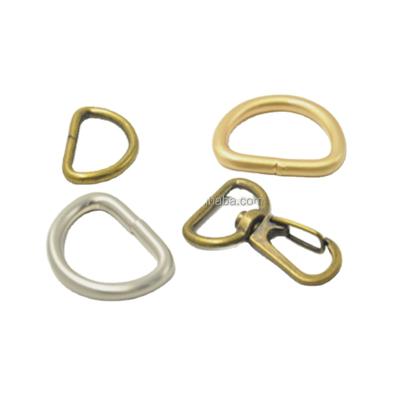 China For Dog Collars Stainless Steel D-Ring Buckle Gold for sale