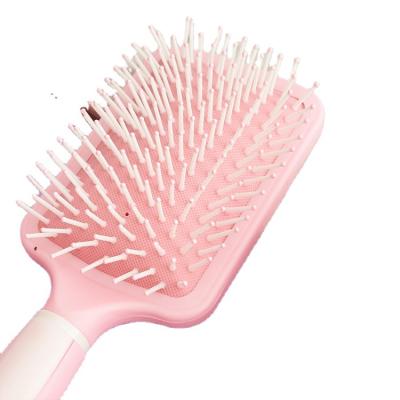 China Massage Rectangle Round Oval Ribs Paint Barber Pink Nylon Comb Anti-Static for sale