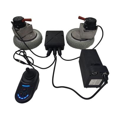 China 2019 Hot Waterproof 8 Inch Motor Controller 24V 250W Joystick Controller Wheelchair Motor For Electric Wheelchair for sale