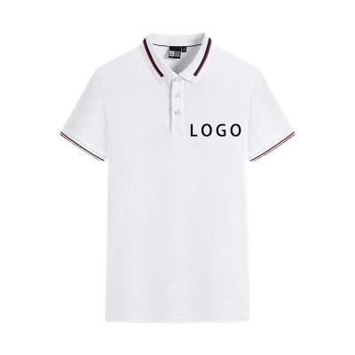 China Custom Solid Color Golf Man Factory Anti-pilling Logo Polo Shirts Summer Mens T-shirts Polo Uniforms Shorts Manufactured Sleeve Shirt For Men for sale