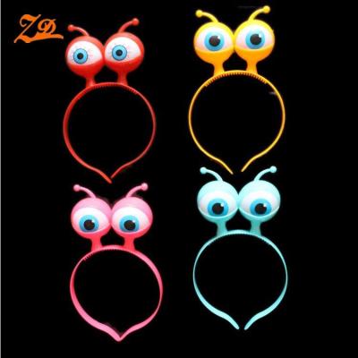 China New plastic wholesale led light headband big eyes led headband stranger led headband for sale