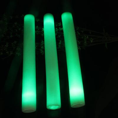 China Custom Flashing Foam+Electric+LED+Battery LED Foam Glow Sticks/LED Stick Flashing Wand for sale