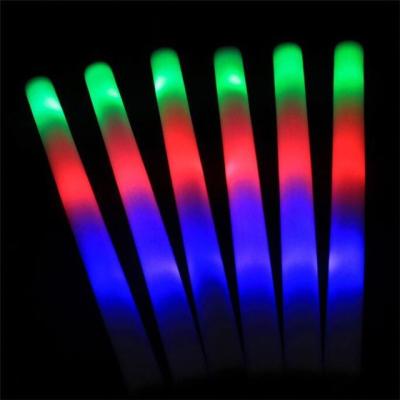 China event & Party Supplies LED Light Stick Concert Cheering Props Foam Multicolor Flashing Led Stick for sale