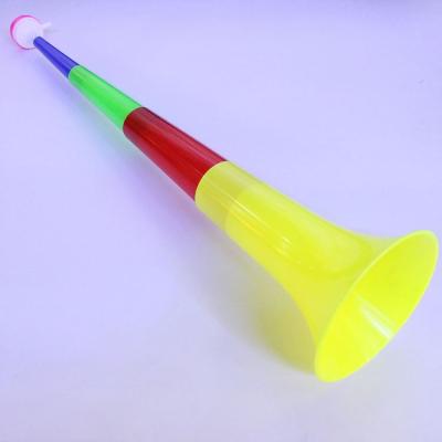 China Wholesale plastic colorful horn promotional horn vuvuzela loud noise maker fans horn for sale