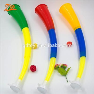 China Cheap plastic soccer horn loud noise maker fans cheering bull soccer ball horn for sale