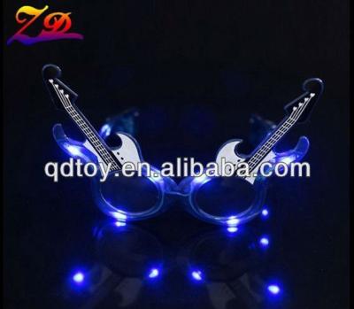 China Plastic And Electronic Color Changing Led Light Glass Guitar Toys For Kids for sale