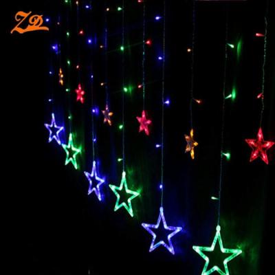 China Hot Sale Party Curtain Star String Light Christmas String Light for sale