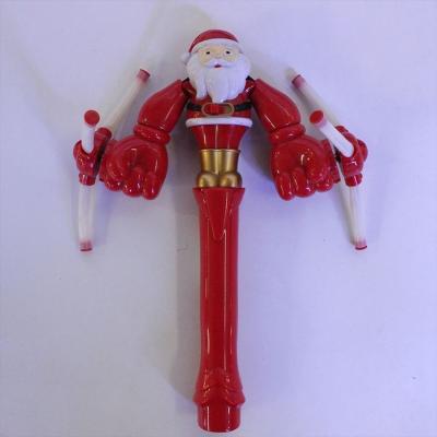 China Party Use Christmas Party Santa Turns LED Stick Party Use Glow Flashing Stick for sale