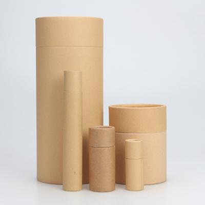 China High Quality Recycled Custom 5ml 10ml 15ml 30ml Paper Tube Box Packaging Materials Silk Screen Printing Packaging For Essential Oil Liquid Face Cream for sale