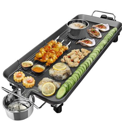 China 8-Serving Cheap Outdoor Indoor Electric Grill Pan Electric Grill Flame Flame Restaurant Non-Stick Pan Barbecue 8-Serving for sale