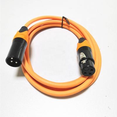 China High Quality Custom Audio Speaker Microphone 3 PIN Connector XLR Jack Male To XLR DMX Female Cable for sale