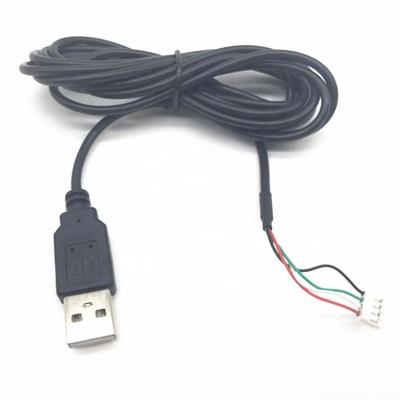 China Universal Digital Accessories Customized 4 Core Black White Green Red USB 2.0 Bare Wire for sale