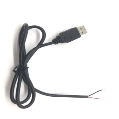 China Universal Customizable Digital USB 2.0 Accessories Free Sample Open Pigtail Wire End With Tinned Data Cable for sale