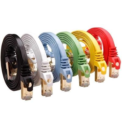 China Alibaba factory network custom ribbon cable Rj45 to RJ45 shielded cat7 cable WN-119 for sale