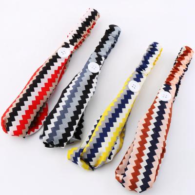 China New fashion style accessories elastic floral chiffon printed headband for girls hair decor yoga headband for woman for sale