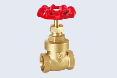 China Vertical Forged Brass Gate Valve DN15 DN20 DN25 for sale