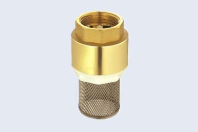 China EN228-1 Brass Spring Check Valve With Filter PN16 / 232Psi for sale