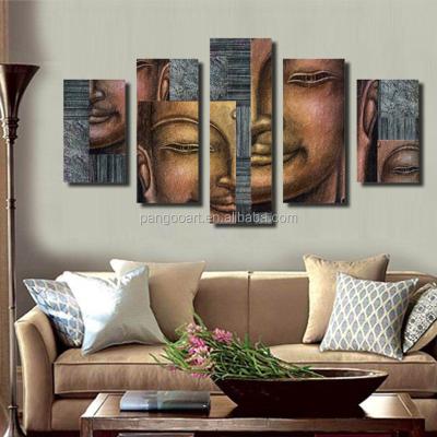 China Traditional Acrylic Painting Printed Buddha Painting On Canvas Room Decoration Print for sale