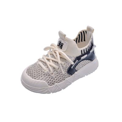 China 2022 Autumn New Fashion Net Breathable lightweight leisure kids sports running shoes for boy and girl kids shoes for sale