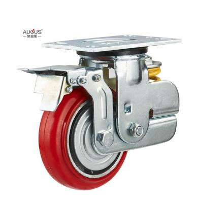 China 5inch /6inch /8Inch Adjustable Castor Wheel Heavy Duty Caster Spring Caster Wheel en venta