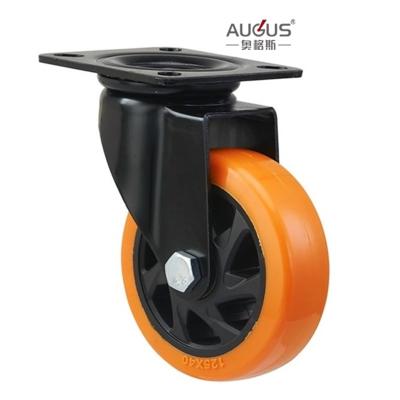 China Plate/Stem/Bolt-Hole/Side-Mount Medium Heavy Duty Castor Wheels For Trolley zu verkaufen