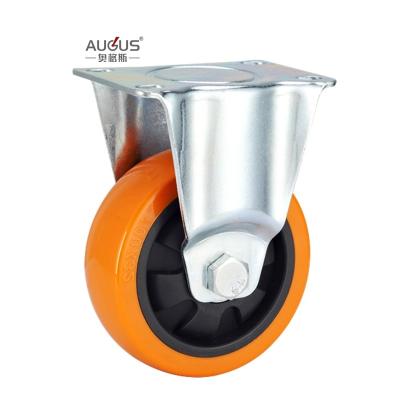 China 3inch,4inch,5inch PU Castor Wheel Medium Duty Rotating Castor with PU for sale