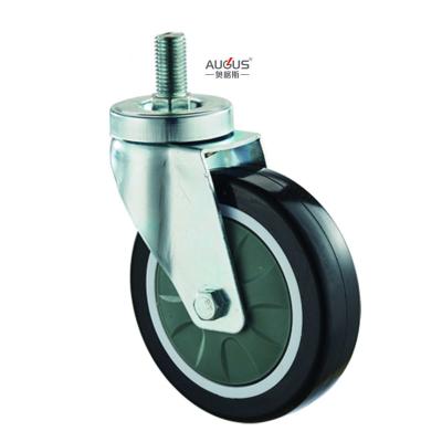 China 2.5inch,3inch,4inch,	Steel Castor Wheel 5inch Medium Duty Swivel & Rigid Castor with PVC Wheel en venta