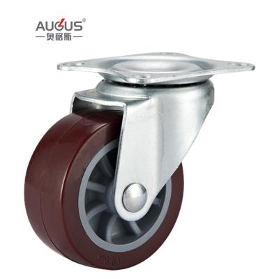 China Pressed Steel Light Duty Castors Blue Zinc Plated Light Duty Caster Wheel AGS-01 SERIES for sale