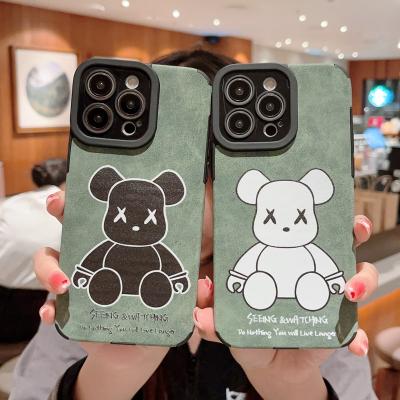 China TPU Fashion Cartoon Brand Bear Phone Case For iPhone 14pro 13 pro XR 11promax max case for sale