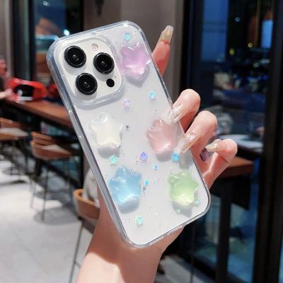 China Luminous TPU Star Phone Case For iphone 13mini 14promax 13promax 11 Back Cover for sale