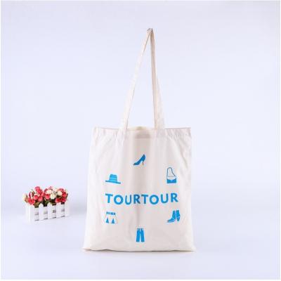 China Environmental Protection 5oz Cheap Customized Logo Tote Shopping Bag Canvas Bag Cotton Bag With Logo for sale