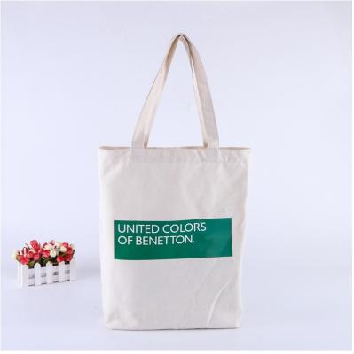 China New Style Environmental Protection Custom Printed Logo Blank Double Pocket Canvas Cotton Shopping Bag Tote Bags With Pocket for sale