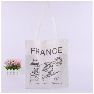 China New Environmental Protection Canvas Bag Cotton Bag Custom Student Shoulder Bag for sale